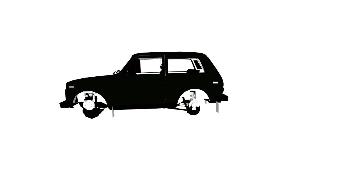 Simple Car Crash Physics Sim — Lada Niva (старая)