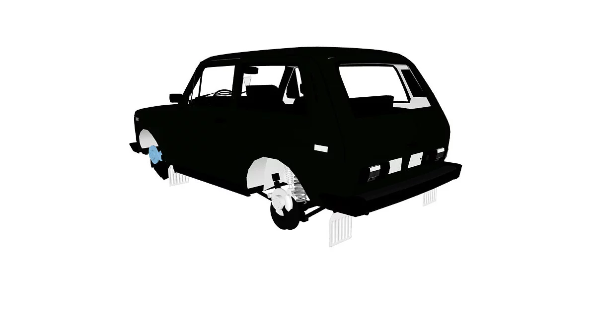 Simple Car Crash Physics Sim — Lada Niva (старая)