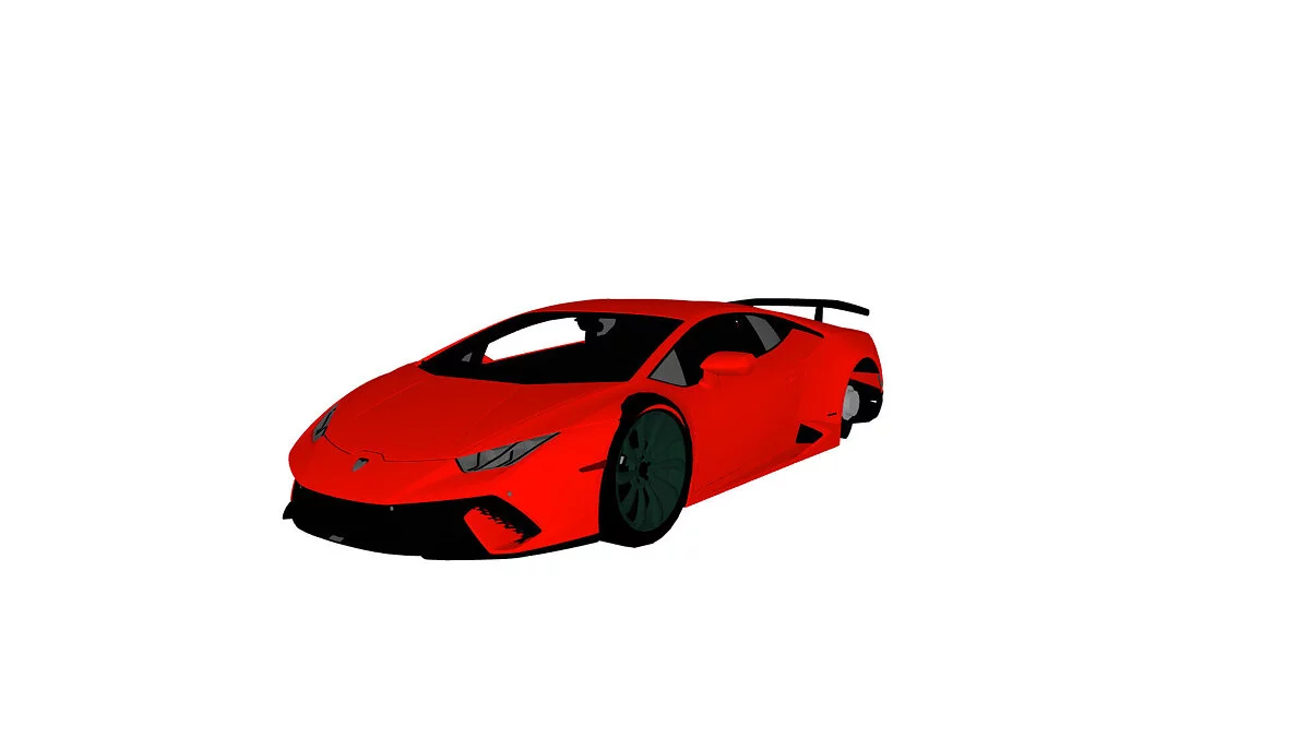 Simple Car Crash Physics Sim — Lamborghini Huracan Perfomante