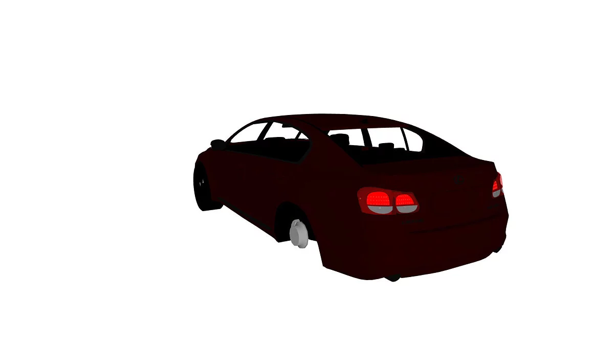 Simple Car Crash Physics Sim — Lexus gs 300