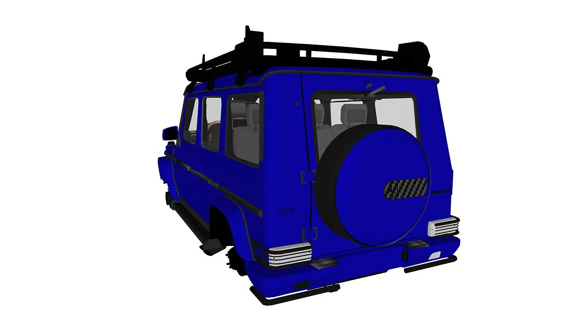 Simple Car Crash Physics Sim — Mercedes-Benz Brabus G55