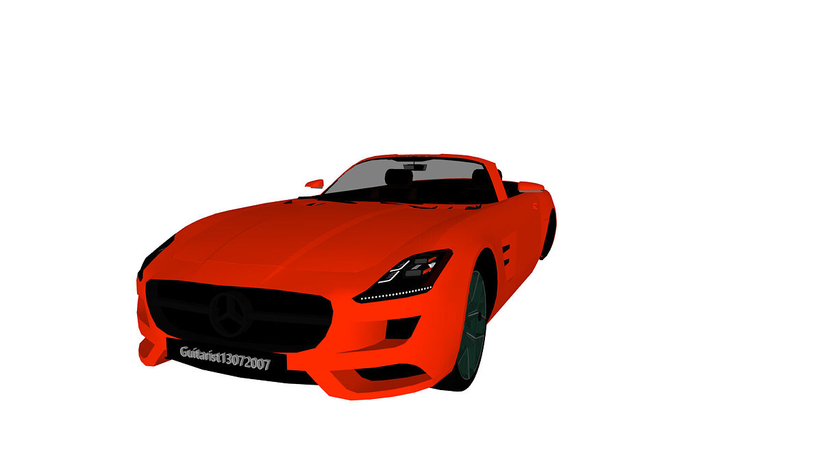 Simple Car Crash Physics Sim — Mercedes-Benz SLS AMG