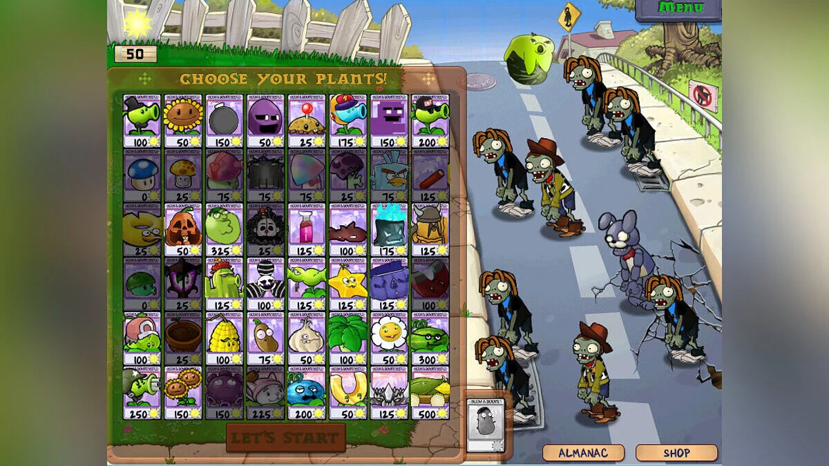 Plants vs. Zombies — Мод A Dumb Mod — новые зомби, отсылки на FNaF, Симпсонов и многое другое