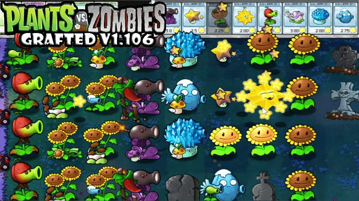 Plants vs. Zombies — Мод Plants vs Zombies Grafted v1.106 [ПК и Android]