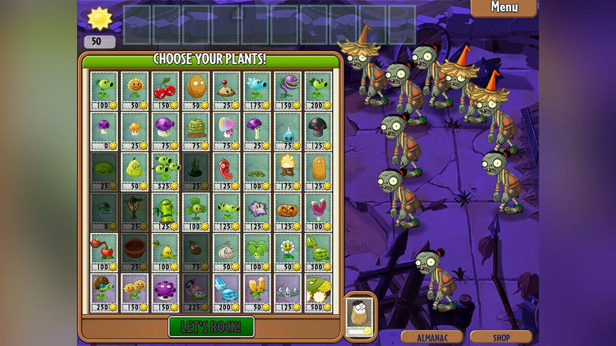 Plants vs. Zombies — Мод PvZ 2 PAK — Японская версия