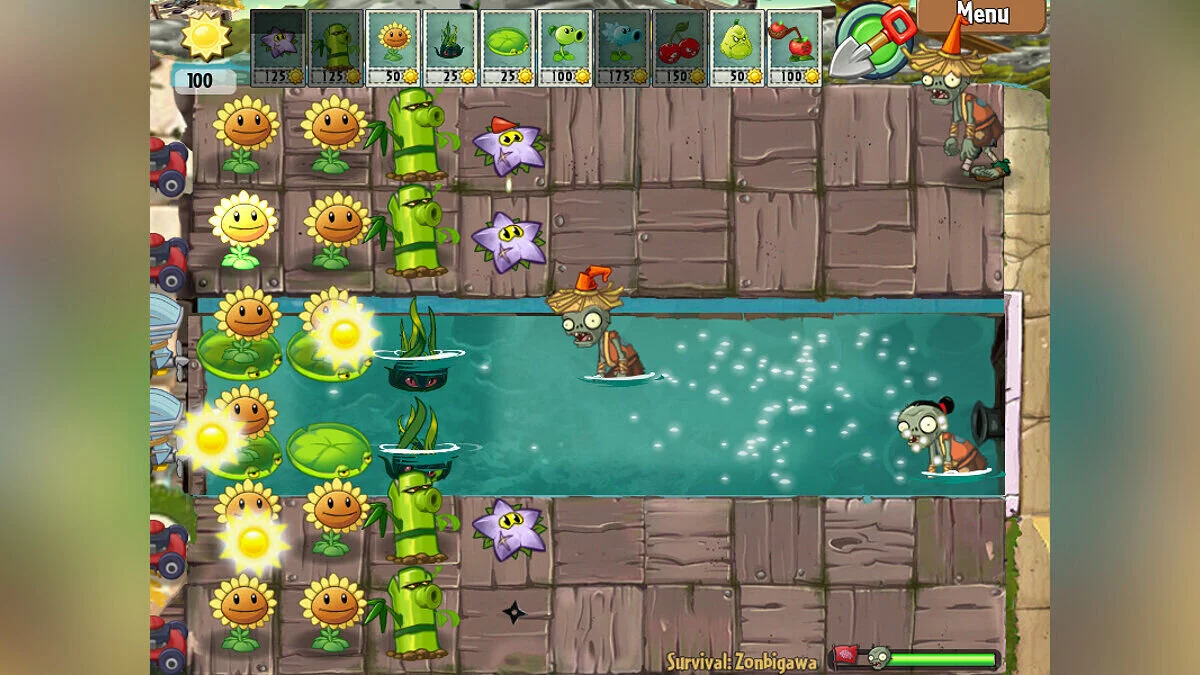 Plants vs. Zombies — Мод PvZ 2 PAK — Японская версия