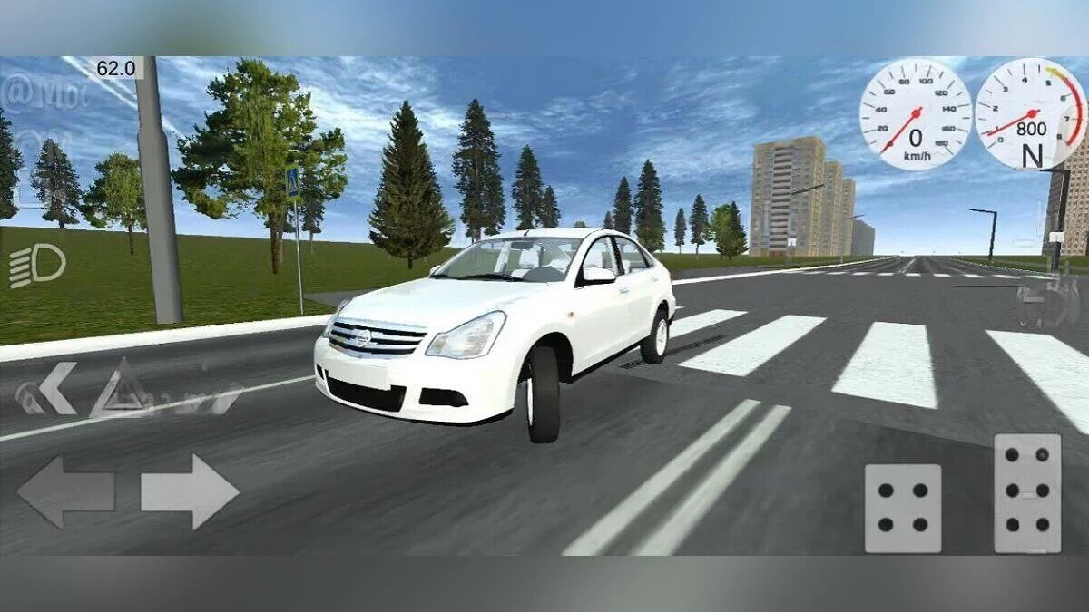 Simple Car Crash Physics Sim — Nissan Almera g15