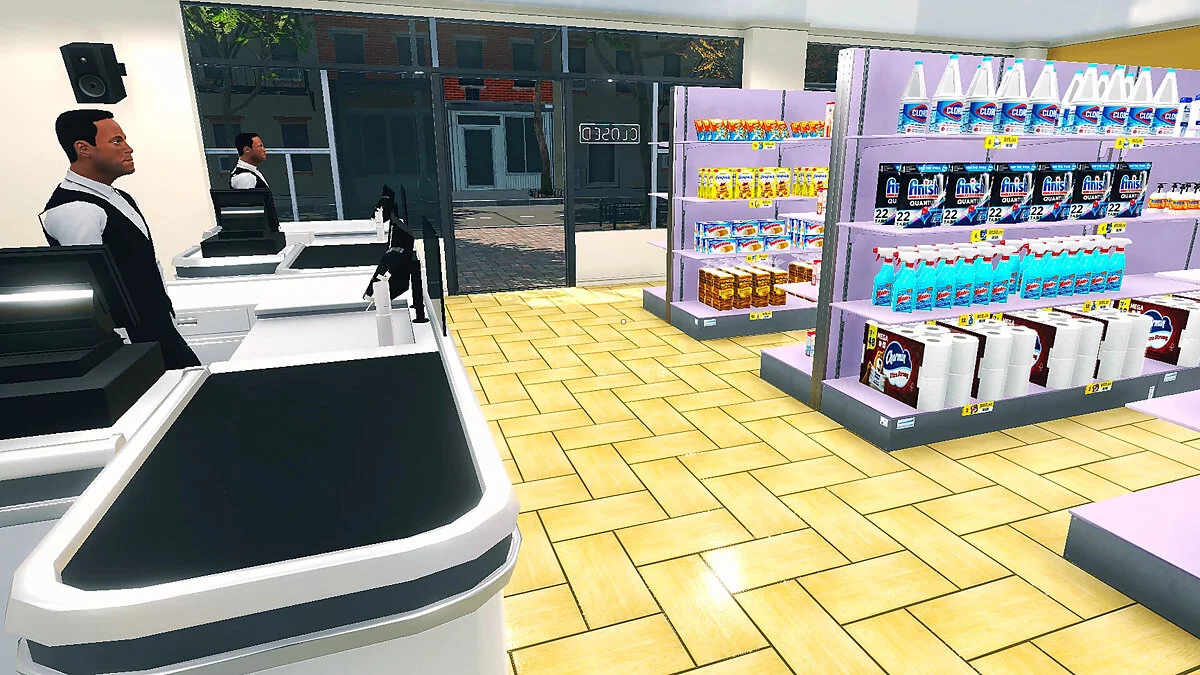 Supermarket Simulator — Паркетные полы из дерева