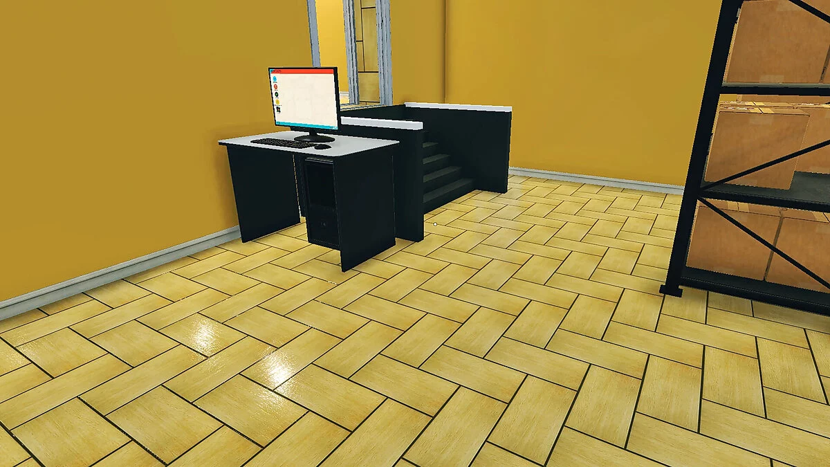 Supermarket Simulator — Паркетные полы из дерева