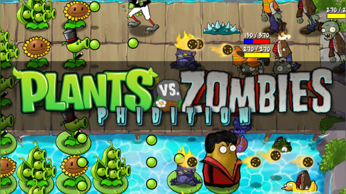 Plants vs. Zombies — Phidition — новые растения, зомби, мини-игры и сюжет [1.0]