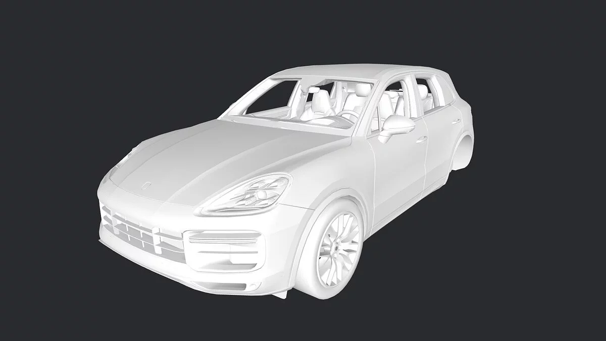 Simple Car Crash Physics Sim — Porsche Cayenne