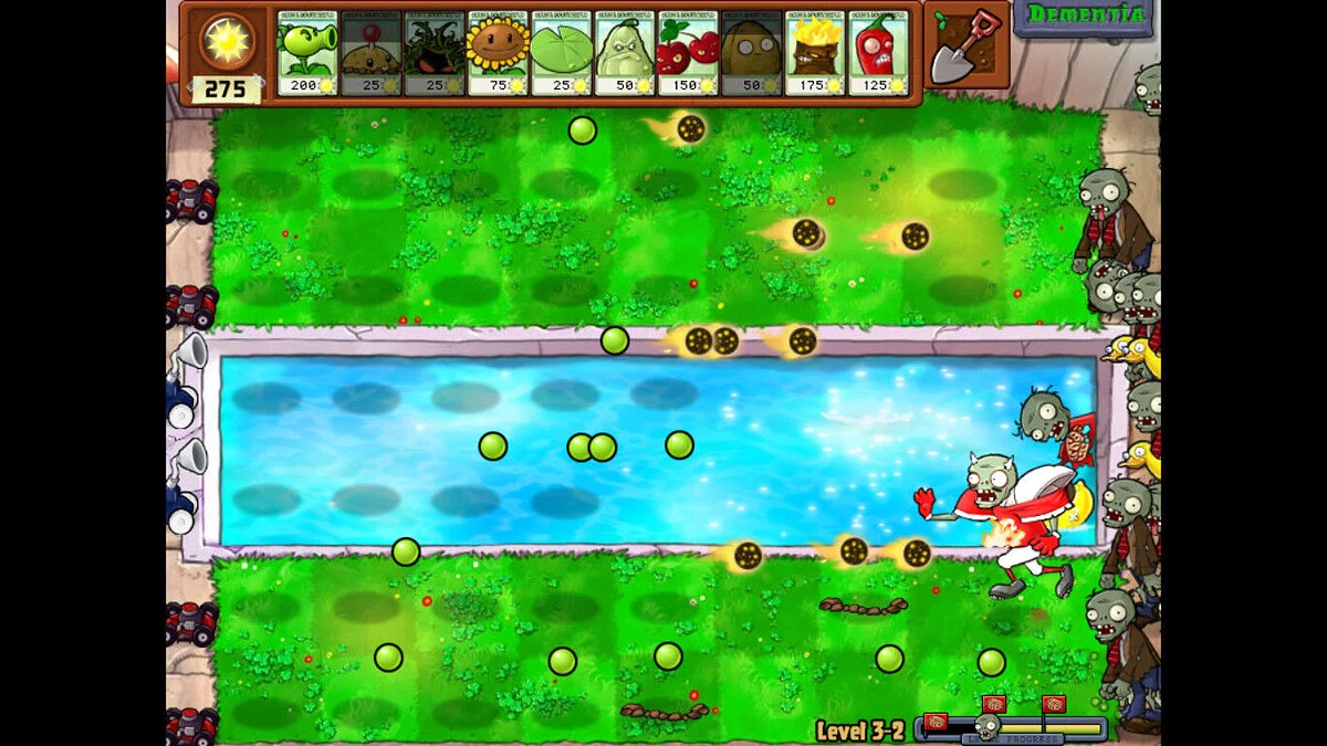 Plants vs. Zombies — PvZ Dementia — мод с уникальной особенностью