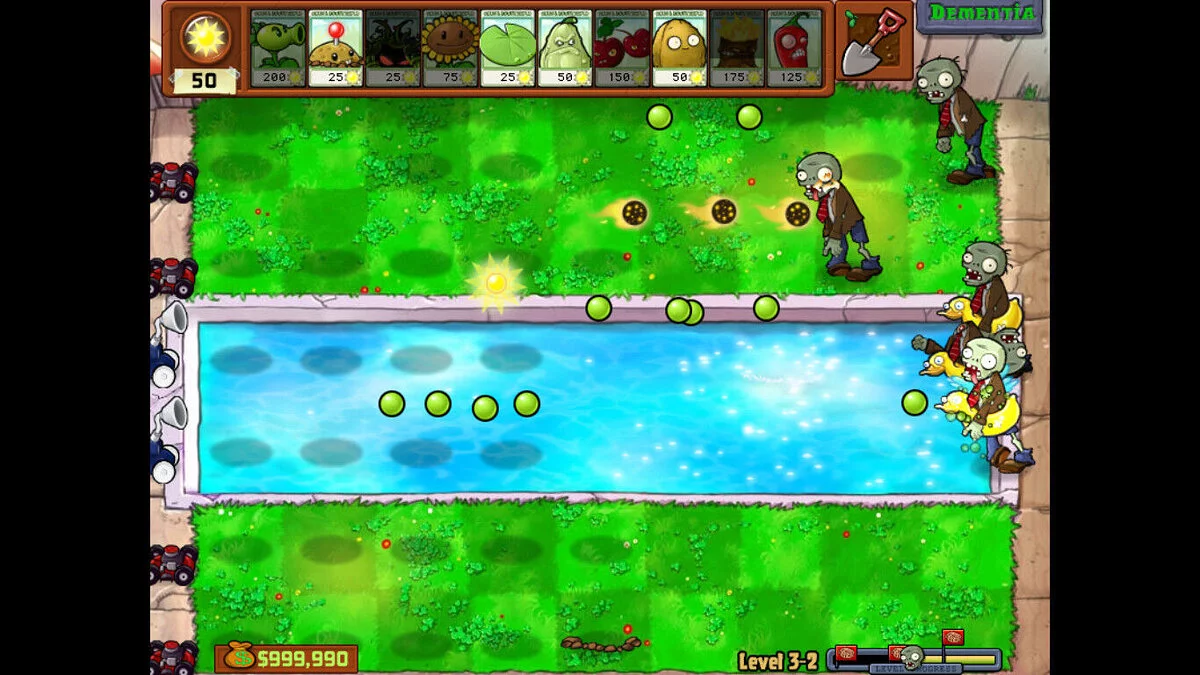 Plants vs. Zombies — PvZ Dementia — мод с уникальной особенностью