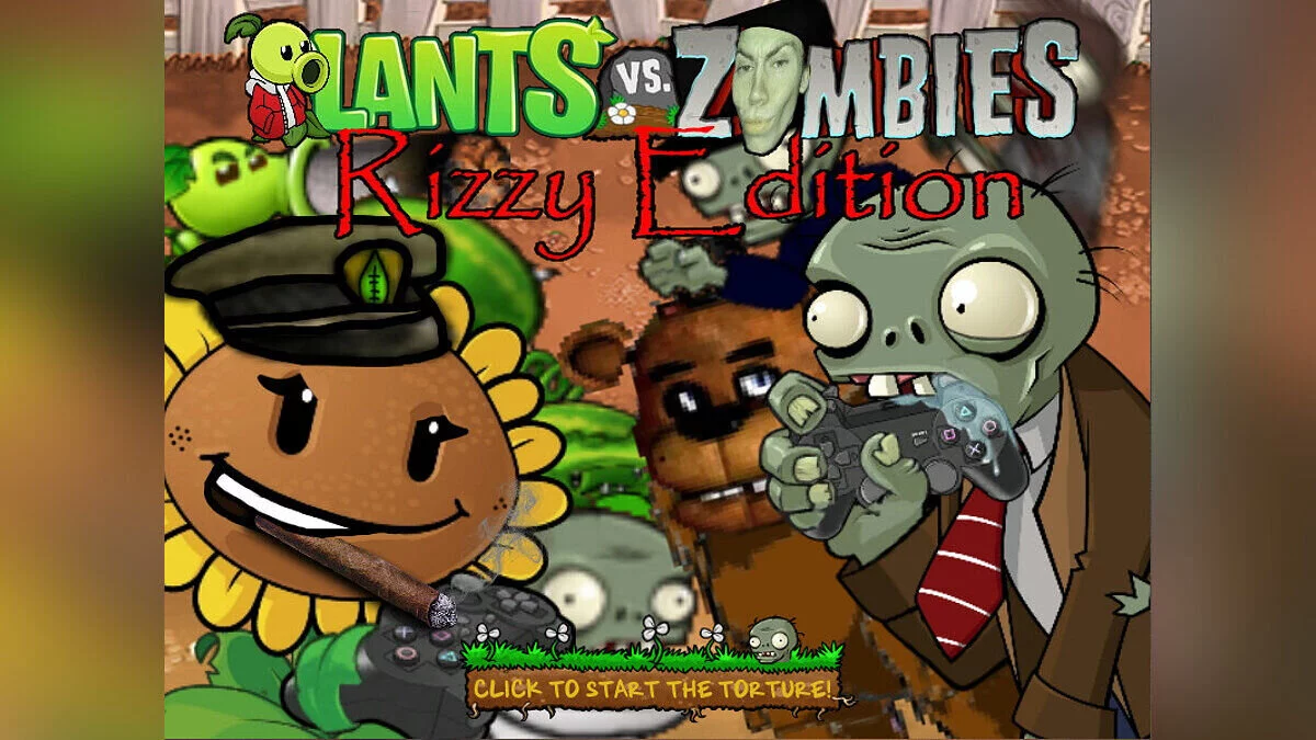 Plants vs. Zombies — Rizzy Edition — новые растения, новые зомби и многое другое