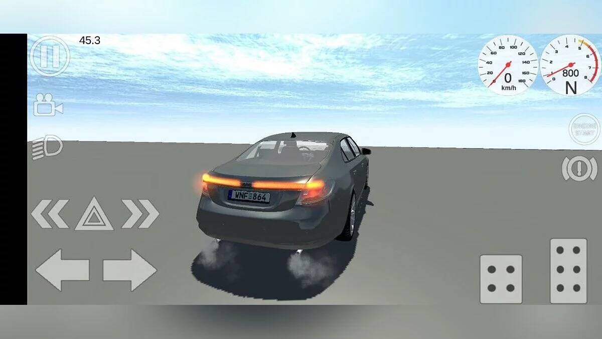 Simple Car Crash Physics Sim — Saab 9-5 2009-201