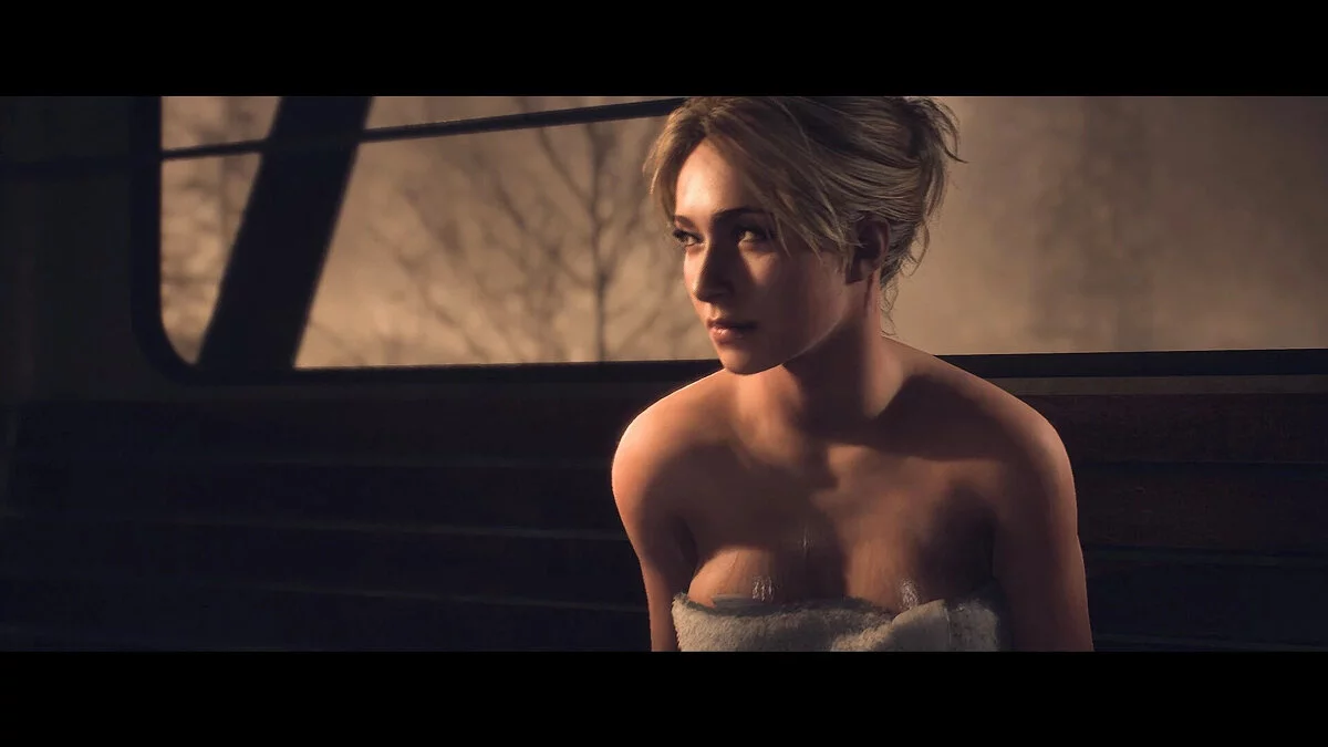 Until Dawn Remake — Саманта в более коротком полотенце