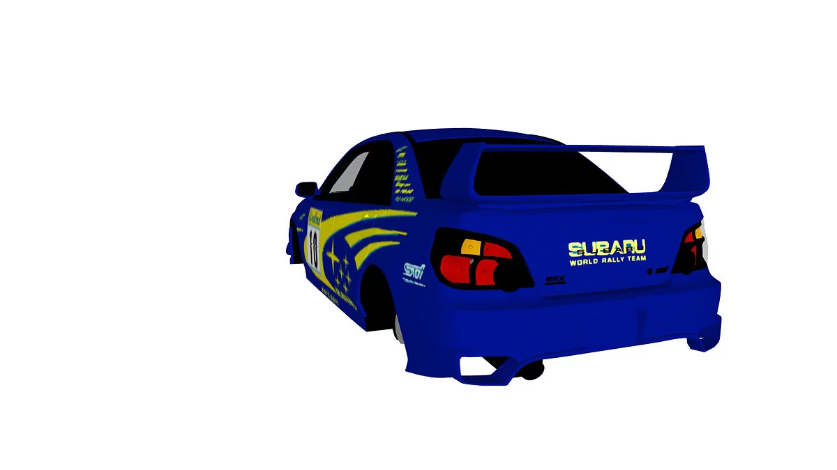 Simple Car Crash Physics Sim — Subaru Impreza Ice Race