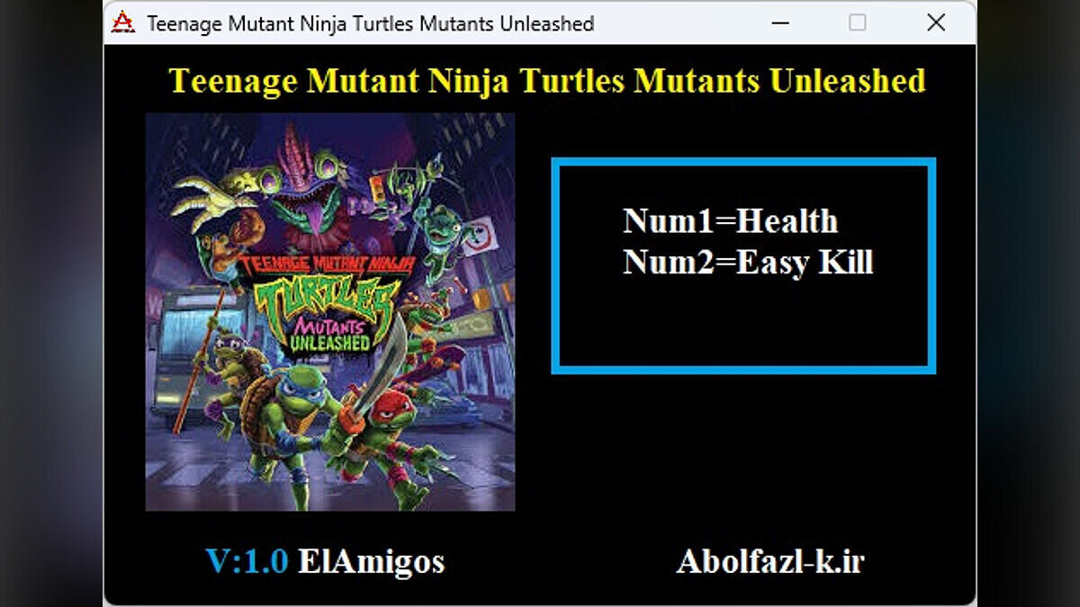 Teenage Mutant Ninja Turtles: Mutants Unleashed — Трейнер (+2) [1.0]