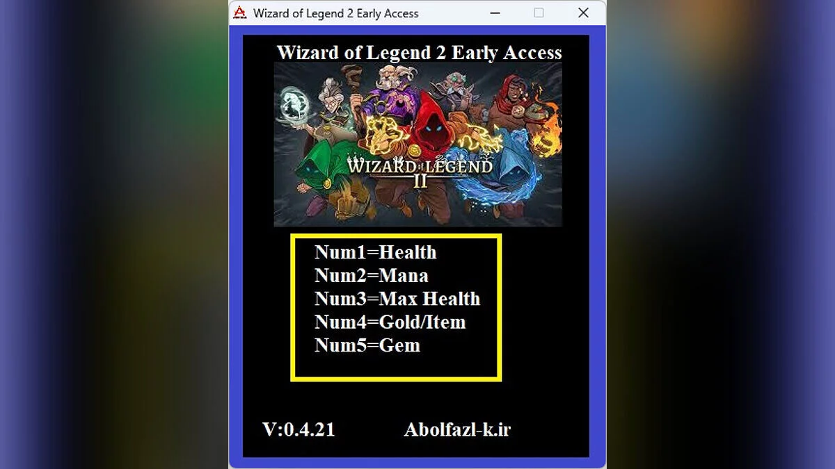 Wizard of Legend 2 — Трейнер (+5) [0.4.21]
