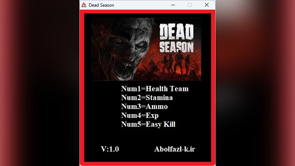 Dead Season — Трейнер (+5) [1.0]