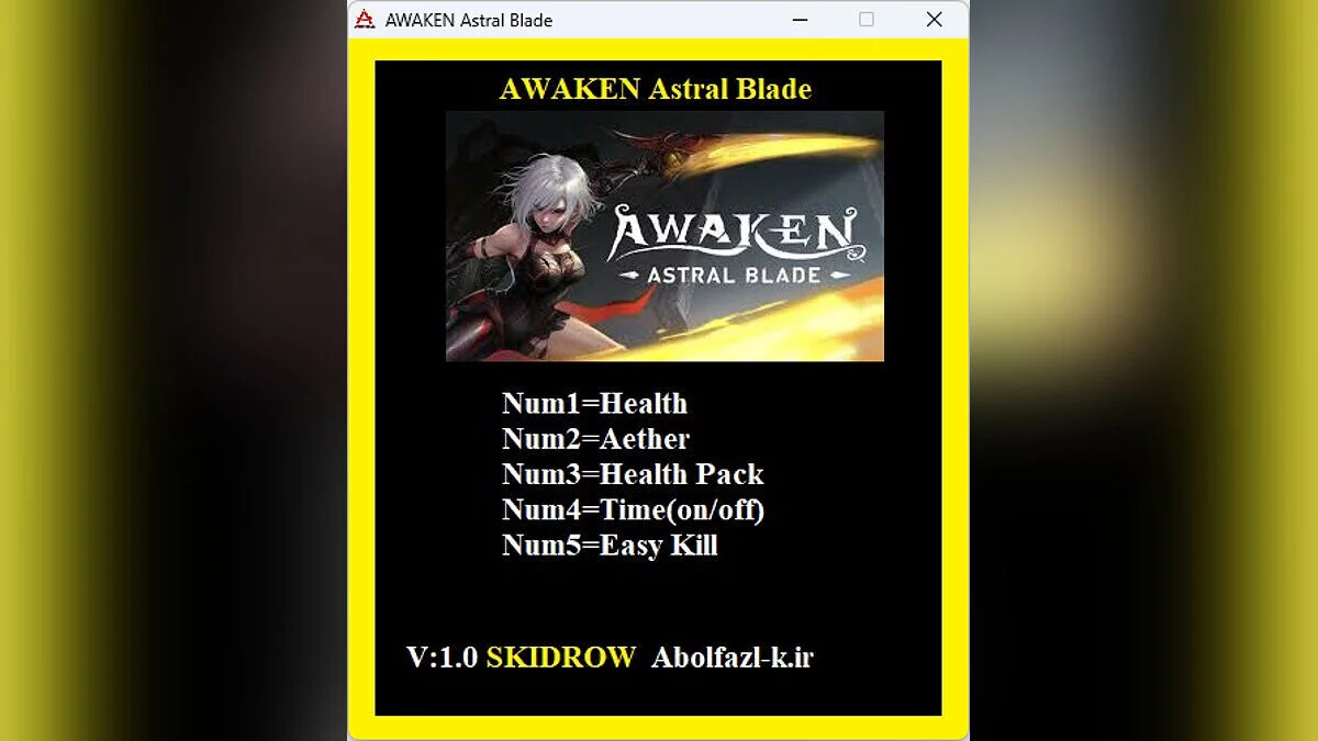 Awaken - Astral Blade: First Contact — Трейнер (+5) [1.0]