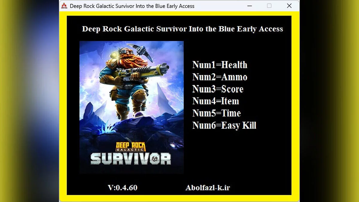 Deep Rock Galactic: Survivor — Трейнер (+6) [0.4.60]