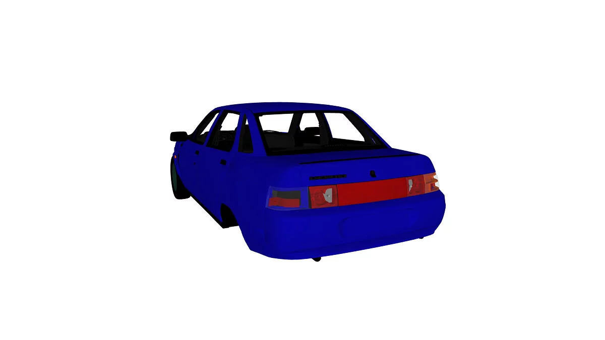 Simple Car Crash Physics Sim — Ваз 2114+2110