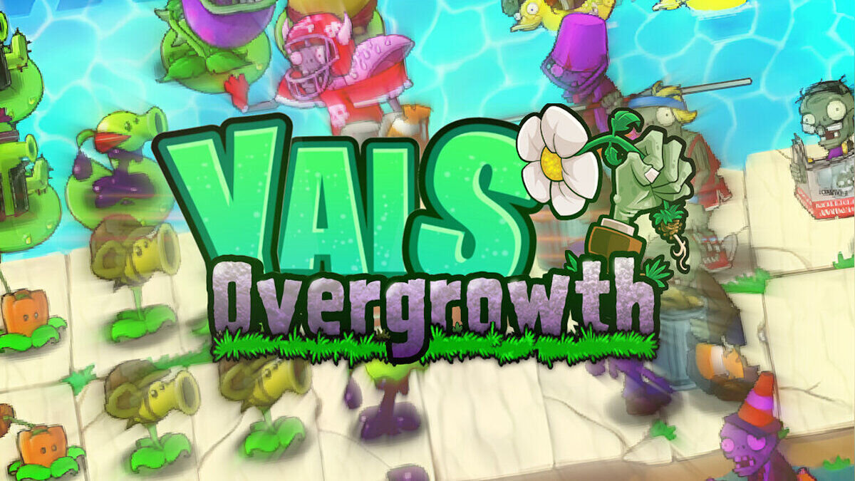 Plants vs. Zombies — Yet Another Insane Spawnrate: Overgrowth (0.702-1) — очередной безумный мод