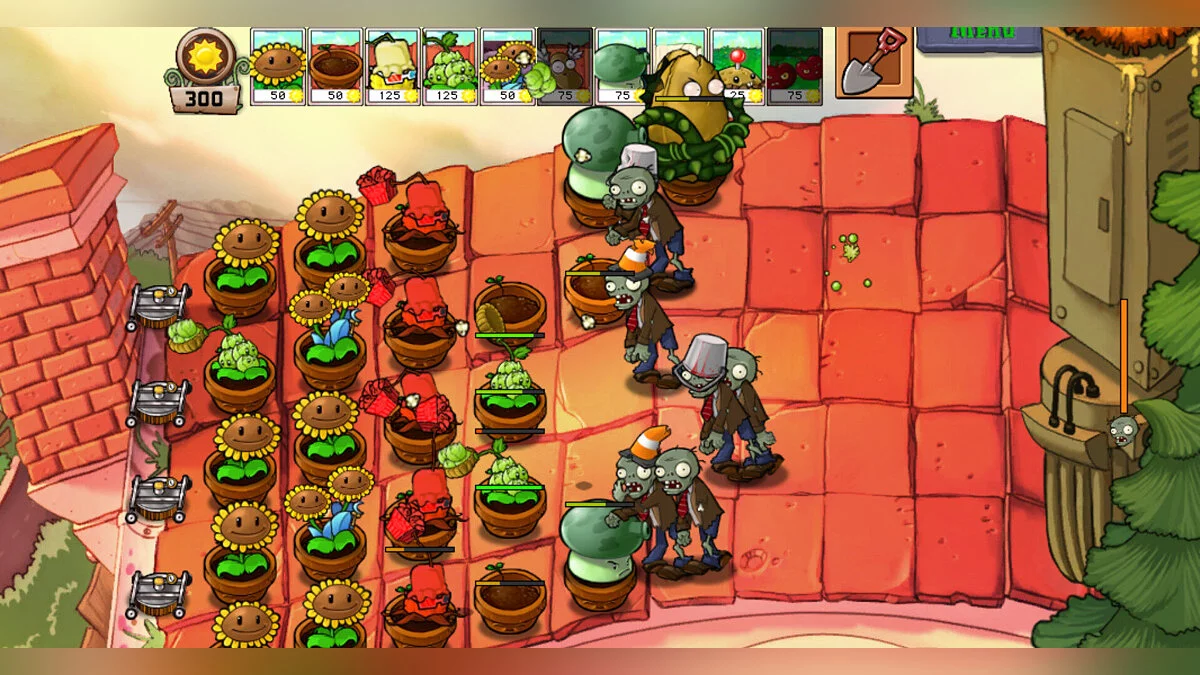 Plants vs. Zombies — Yet Another Insane Spawnrate: Overgrowth (0.702-1) — очередной безумный мод