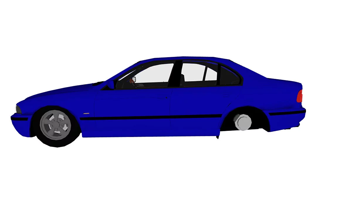 Simple Car Crash Physics Sim — BMW E39