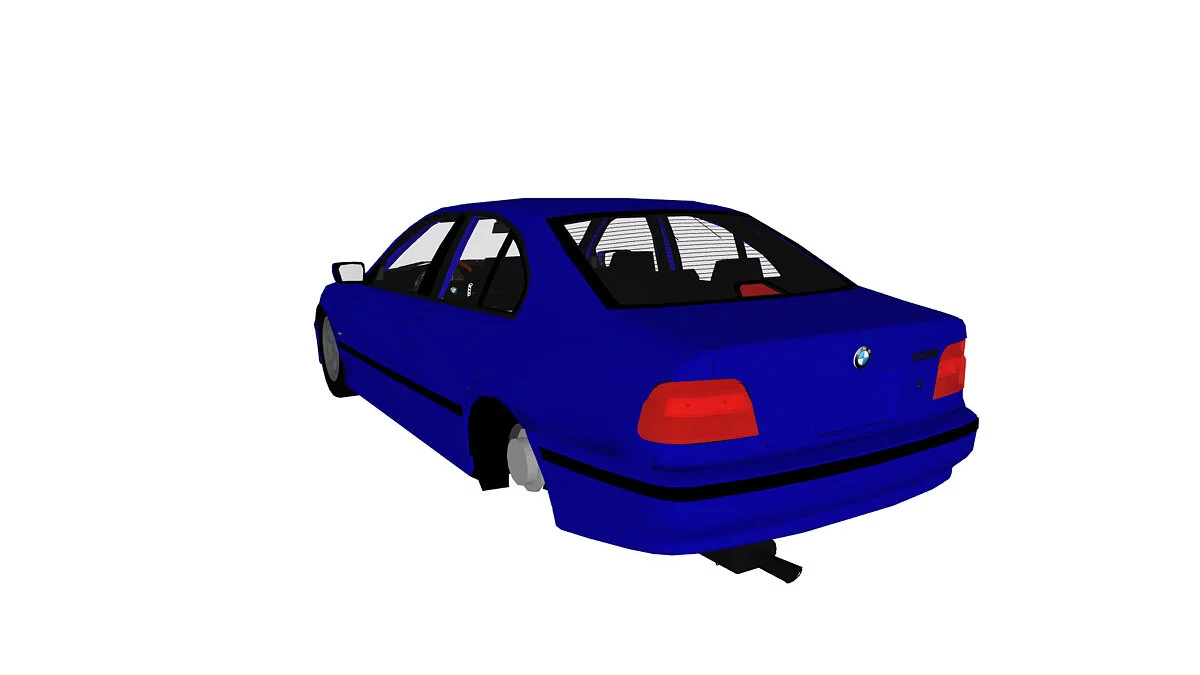 Simple Car Crash Physics Sim — BMW E39