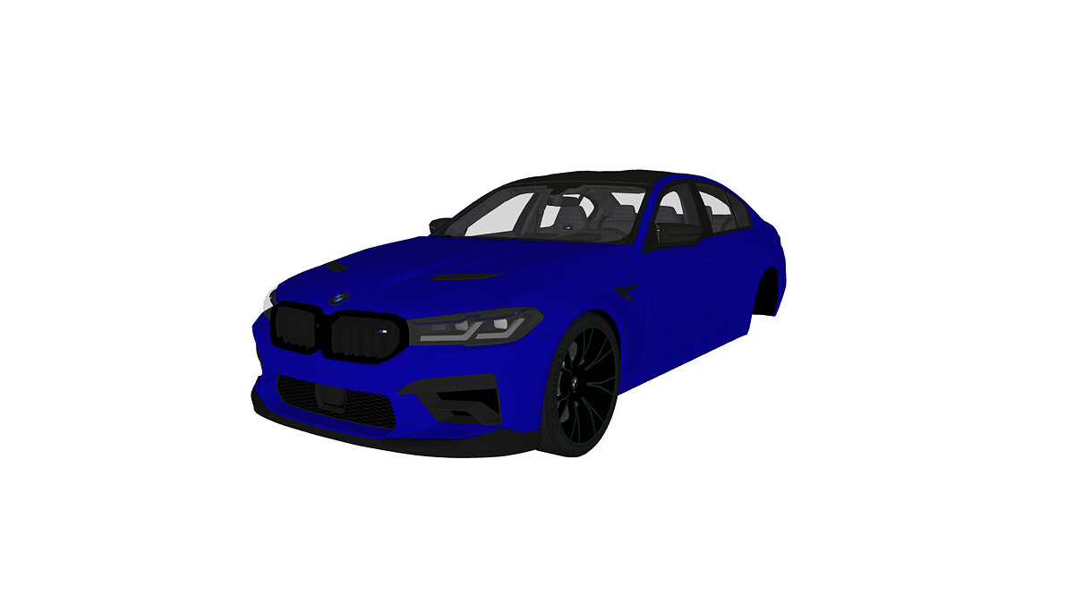 Simple Car Crash Physics Sim — BMW M5 LCI (2022)