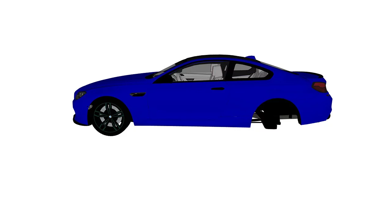 Simple Car Crash Physics Sim — BMW M6 F13 turbo