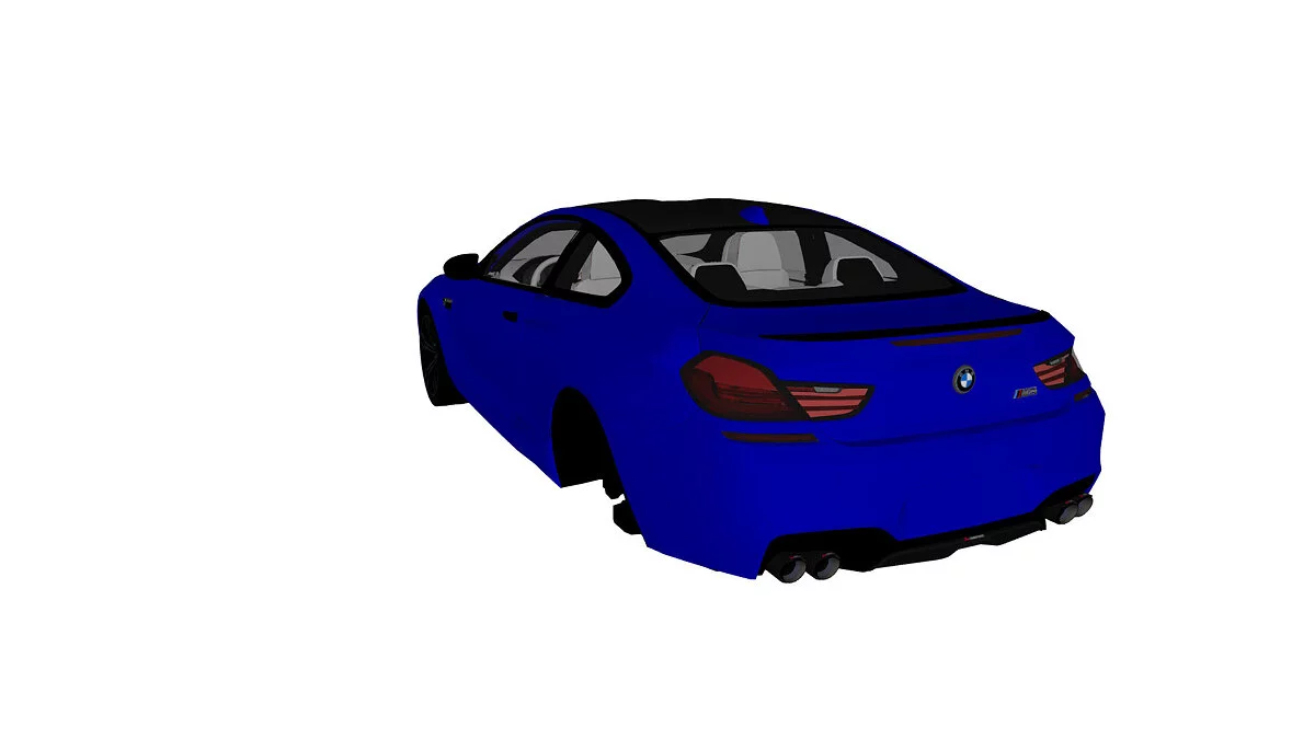 Simple Car Crash Physics Sim — BMW M6 F13 turbo