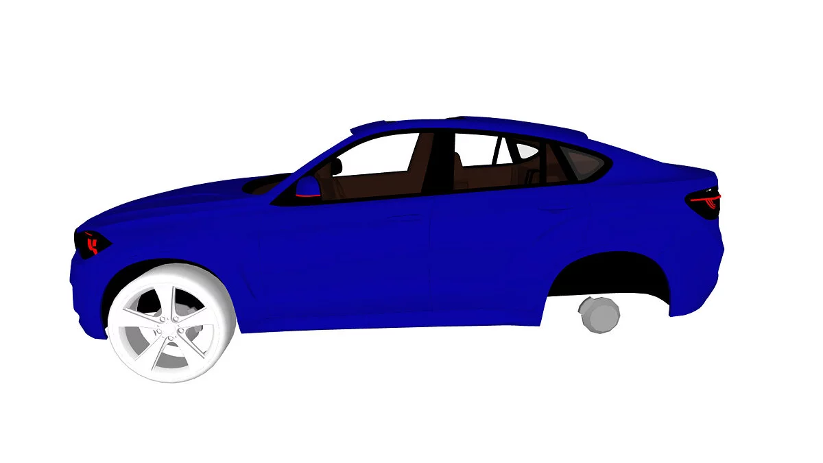 Simple Car Crash Physics Sim — BMW X6M