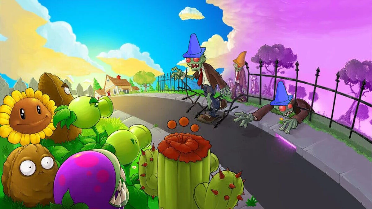 Plants vs. Zombies — Giga Lawn Of Hell + Широкоформатный режим [0.8]