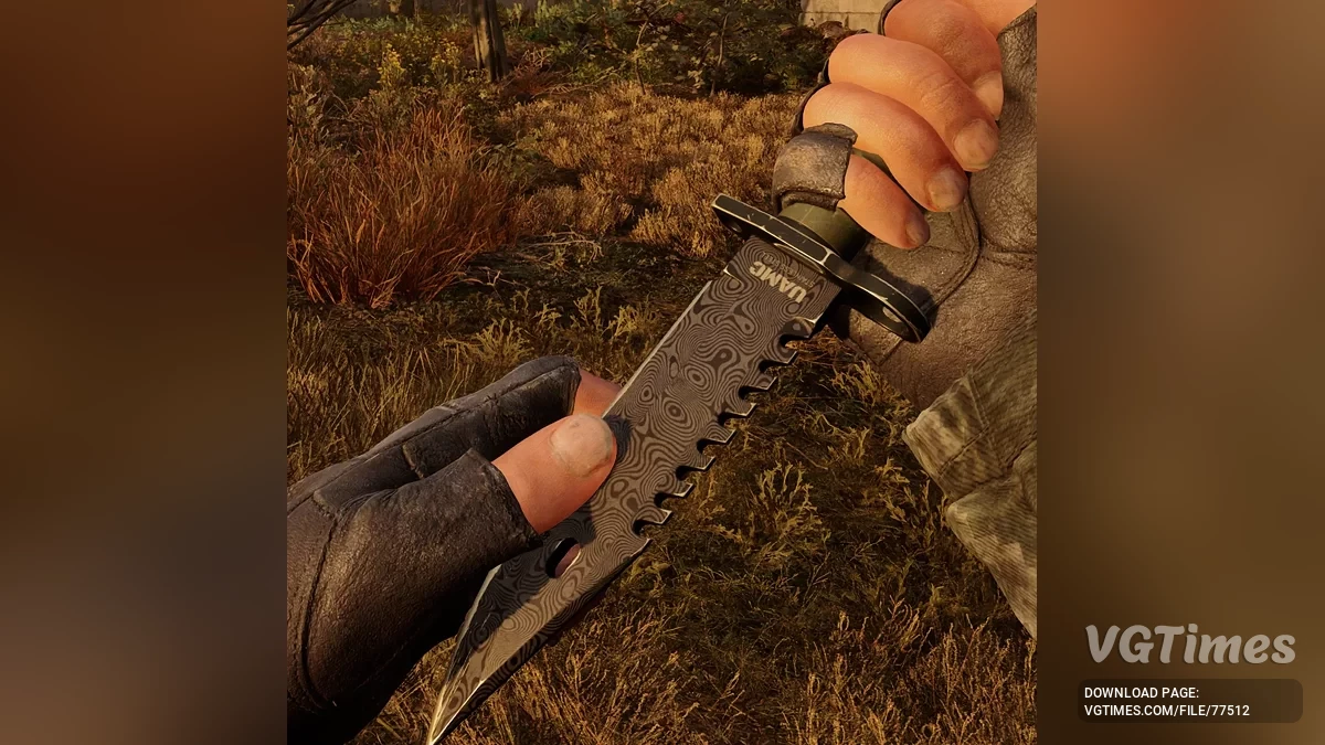 S.T.A.L.K.E.R. 2: Heart of Chornobyl — Изменение раскраски стали ножа
