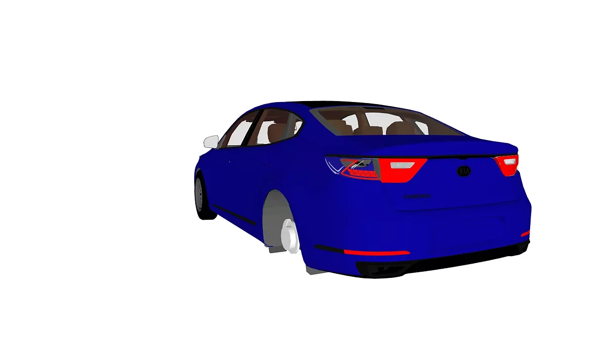 Simple Car Crash Physics Sim — Kia Cadenza