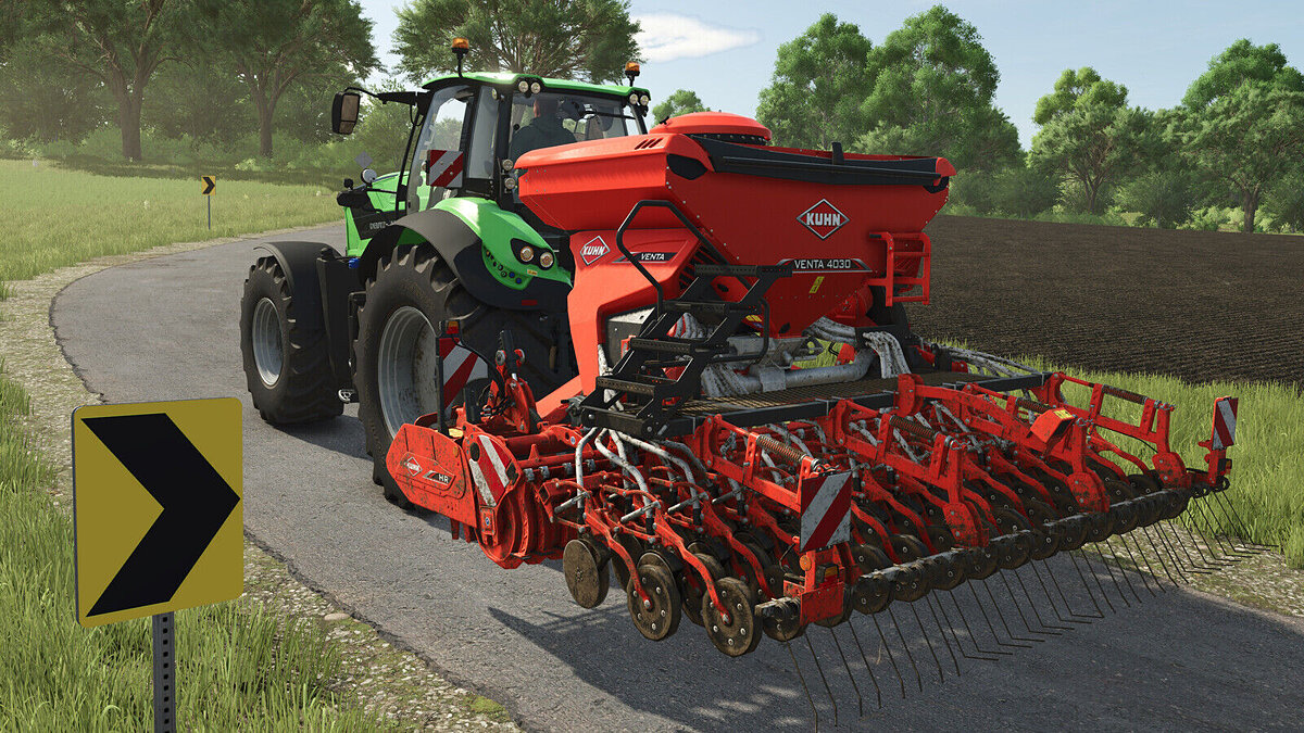 Farming Simulator 25 — Kuhn HR 4040 + VENTA 4030