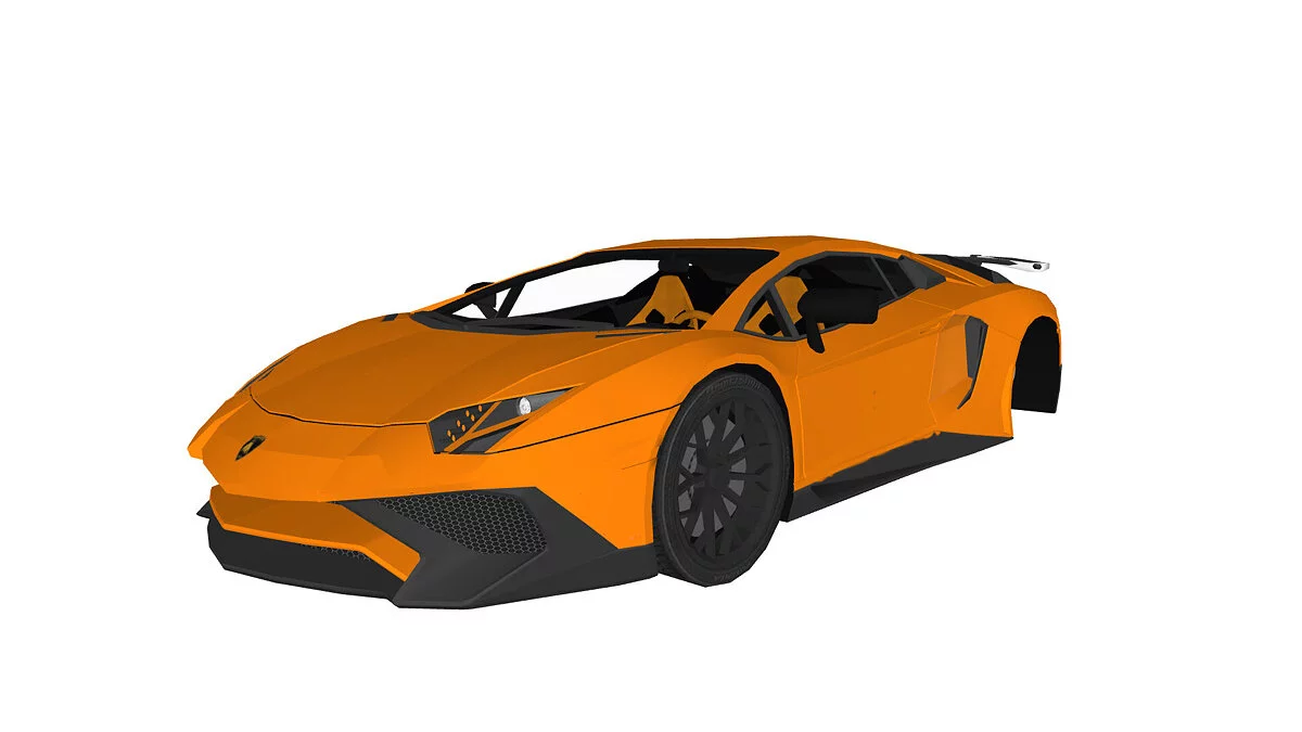 Simple Car Crash Physics Sim — Lamborghini A4