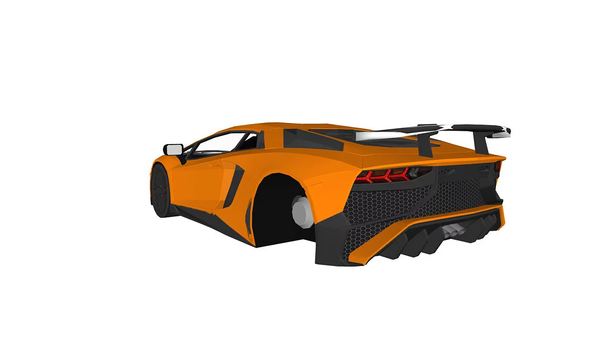 Simple Car Crash Physics Sim — Lamborghini A4