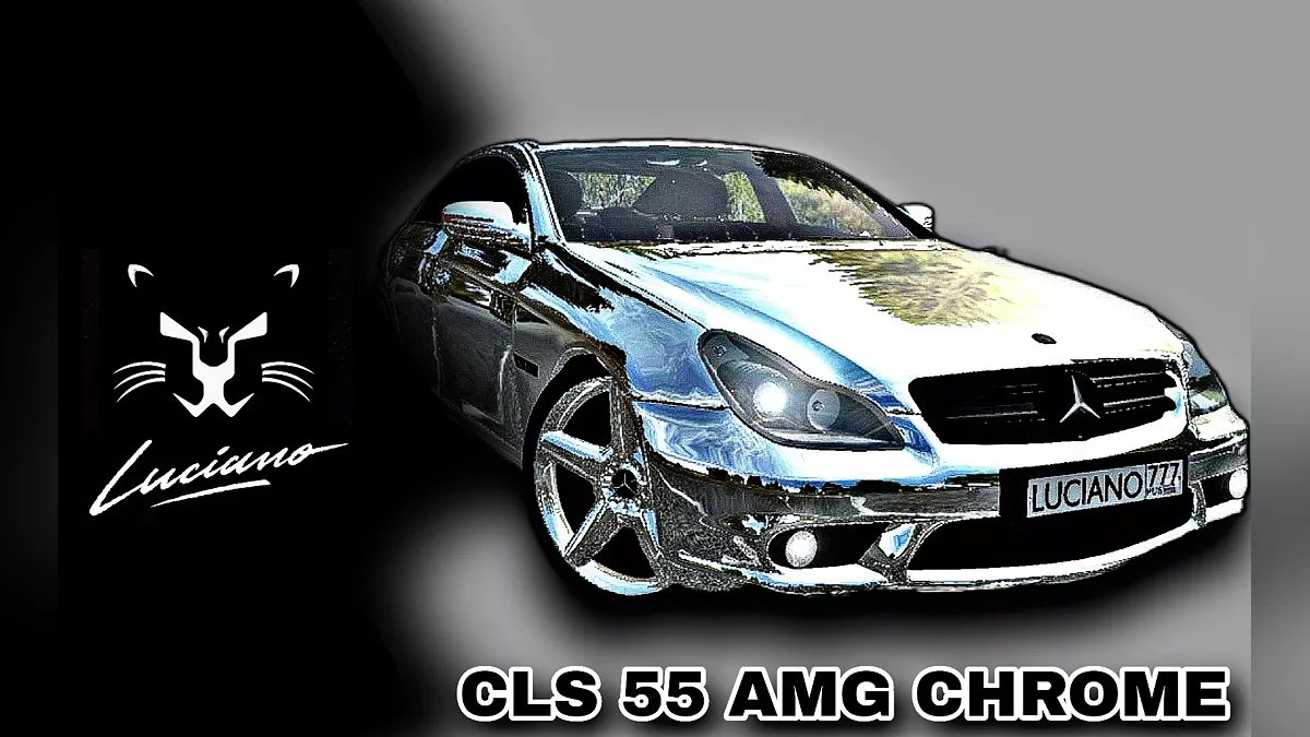 Simple Car Crash Physics Sim — Mercedes Benz CLS55 AMG chrome