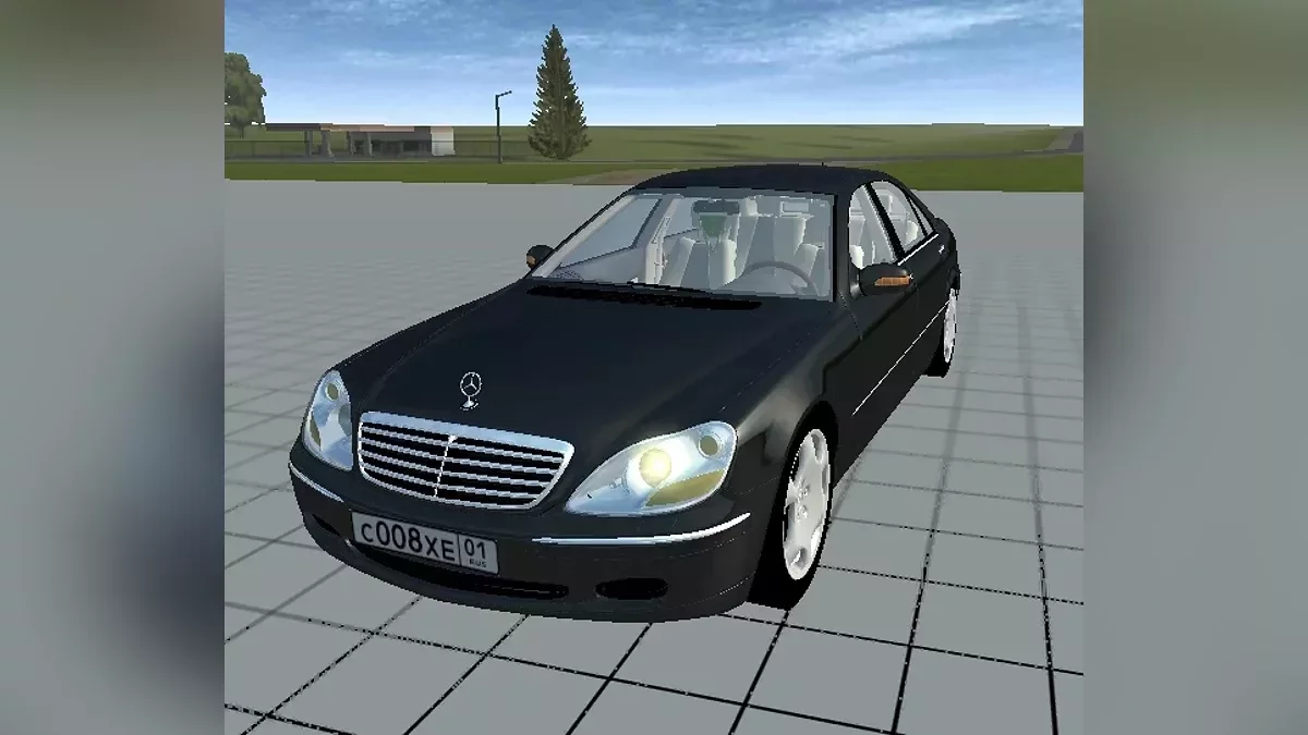 Simple Car Crash Physics Sim — Mercedes Benz S600 W220