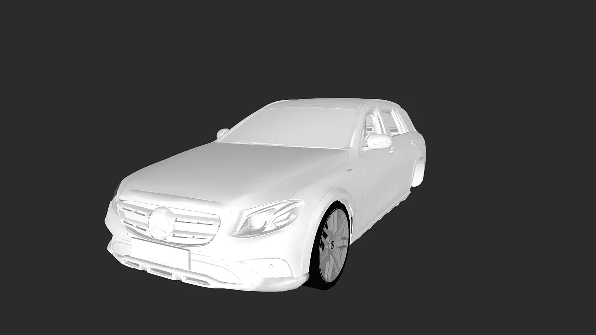 Simple Car Crash Physics Sim — Mercedes e350