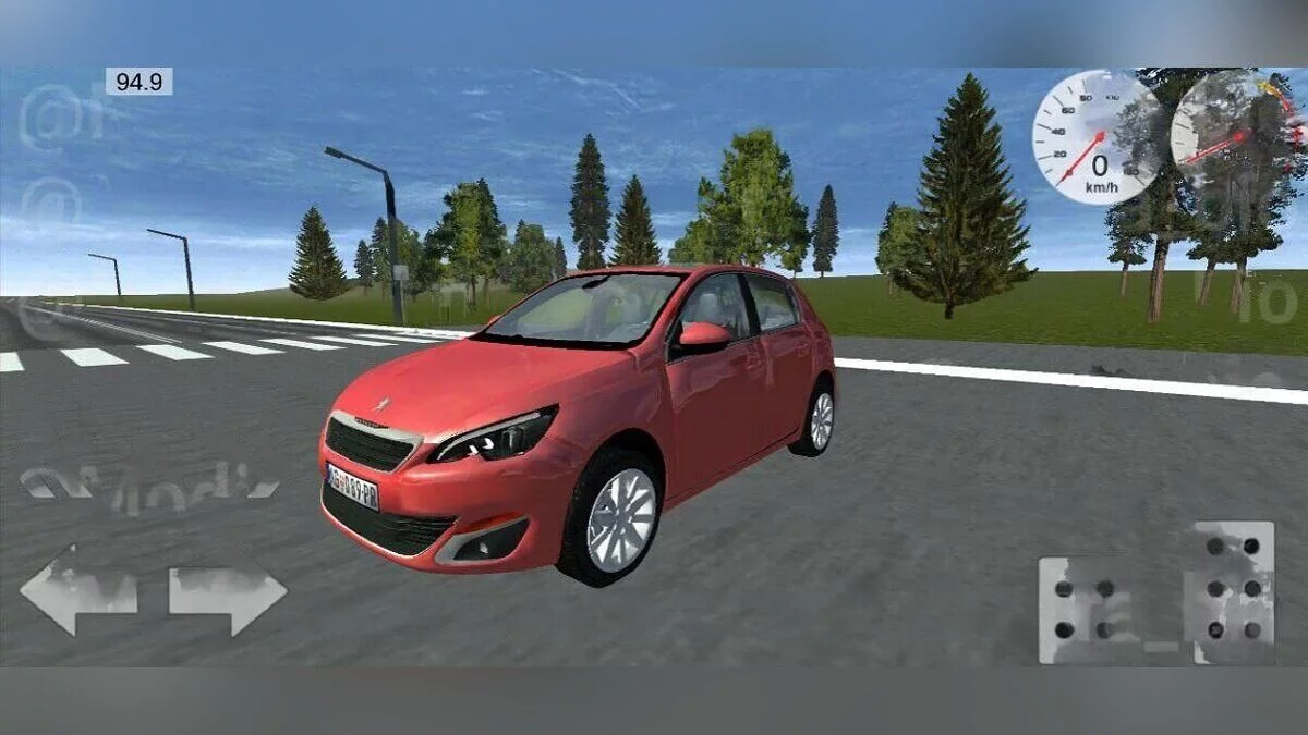 Simple Car Crash Physics Sim — Peugeot 308