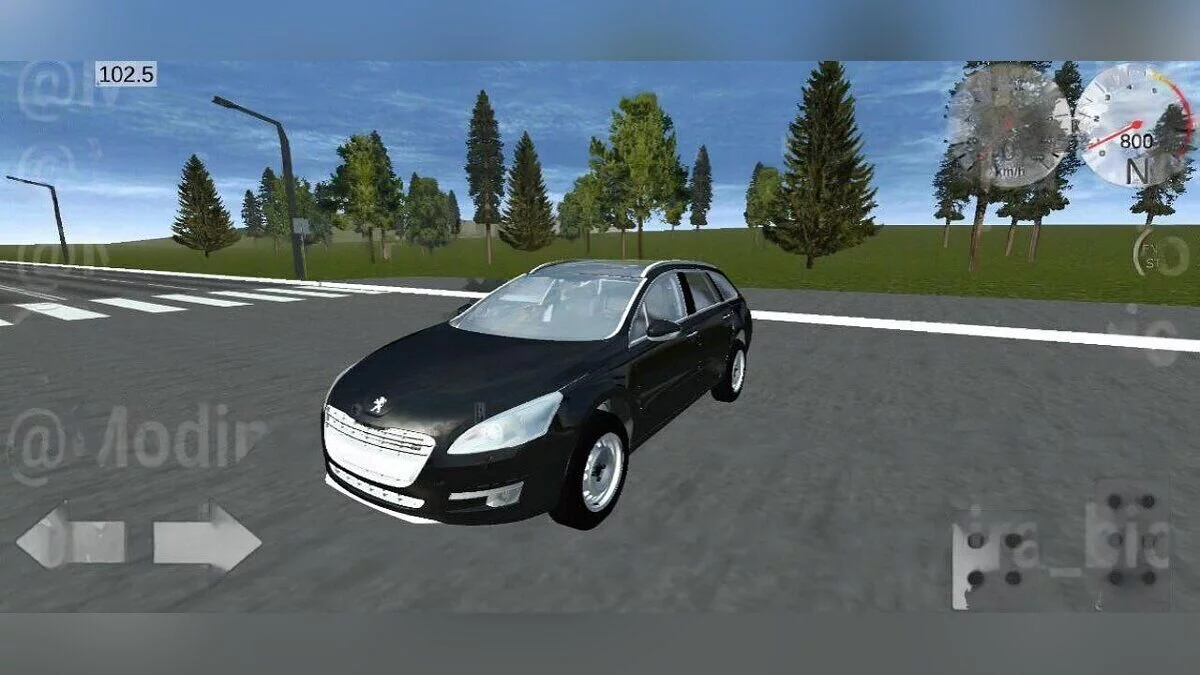 Simple Car Crash Physics Sim — Peugeot 508