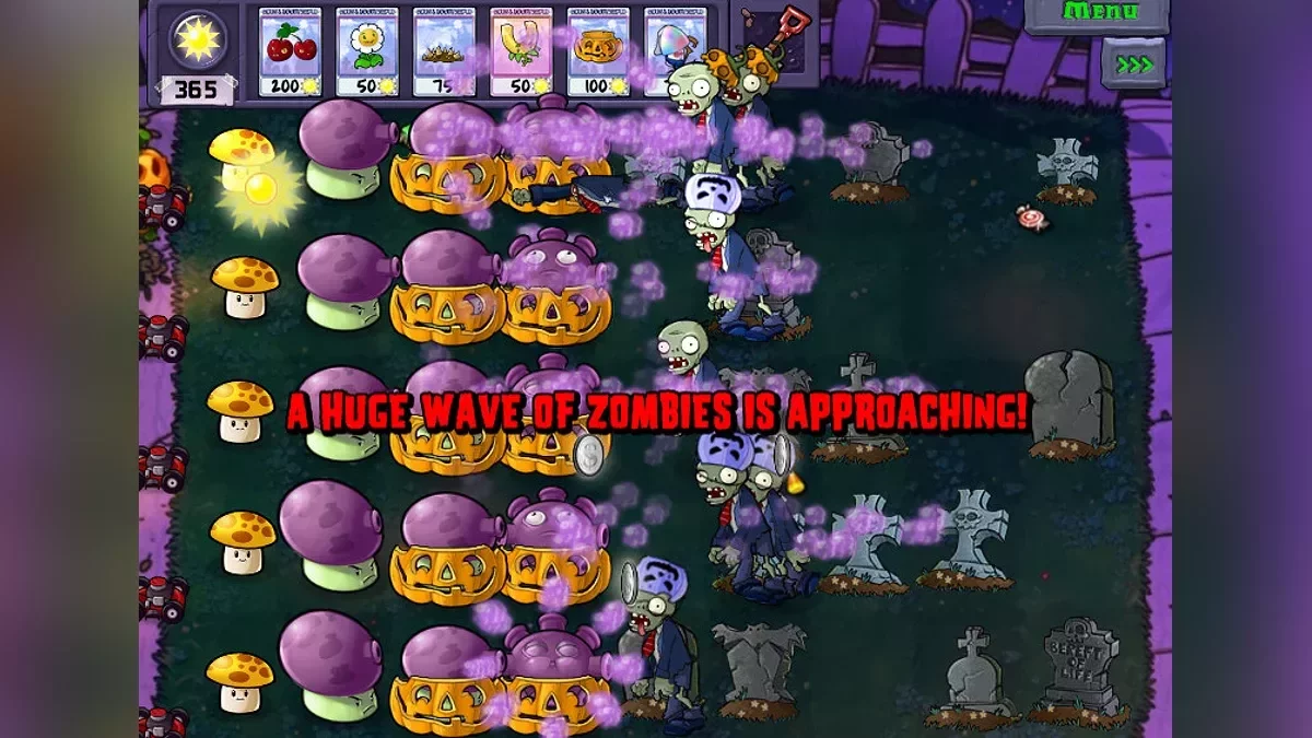 Plants vs. Zombies — PVZ: Bloom-o-ween — Хэллоуин мод