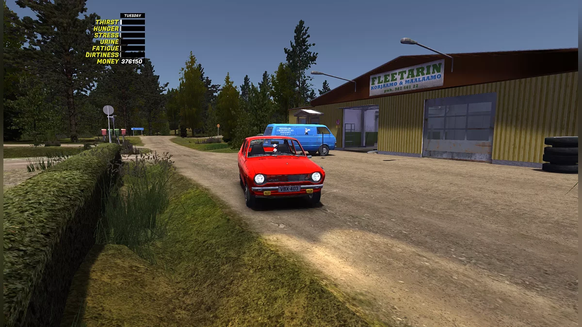 My Summer Car — Сатсума после капиталки, гифу, фургончик, 47900 тысяч марок