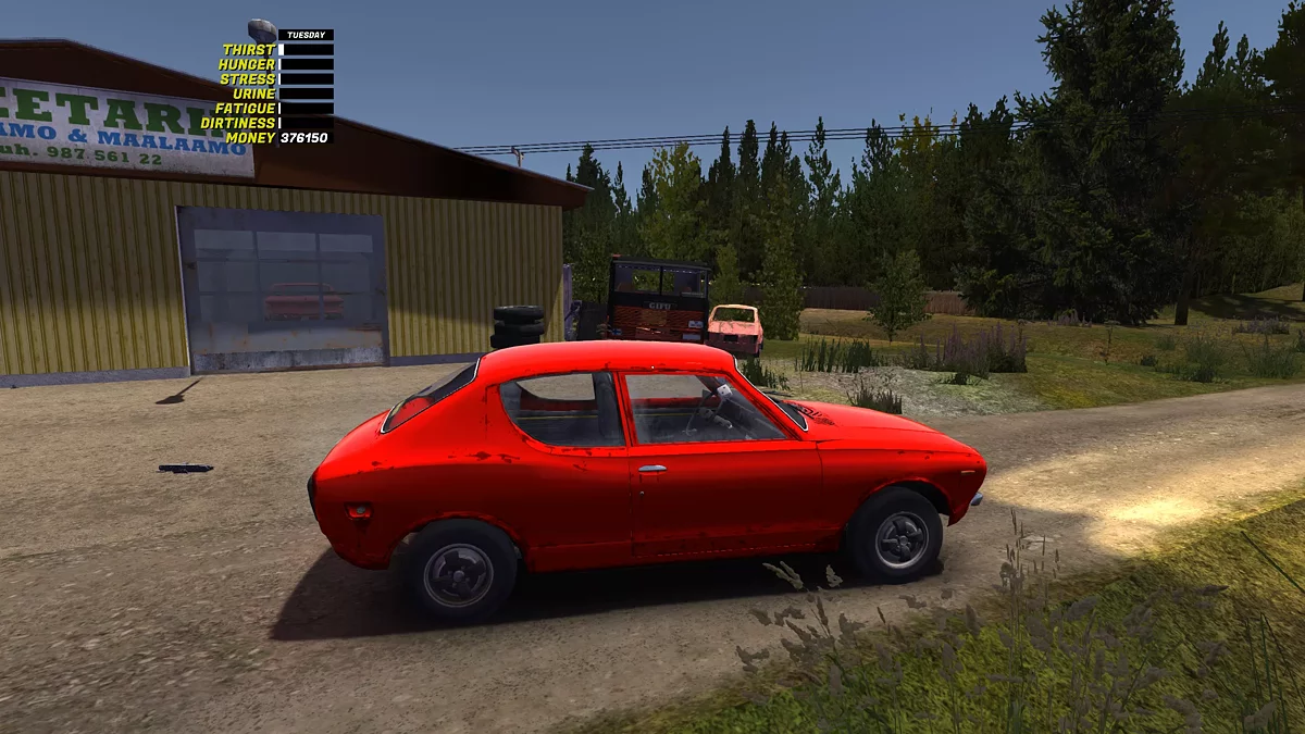 My Summer Car — Сатсума после капиталки, гифу, фургончик, 47900 тысяч марок