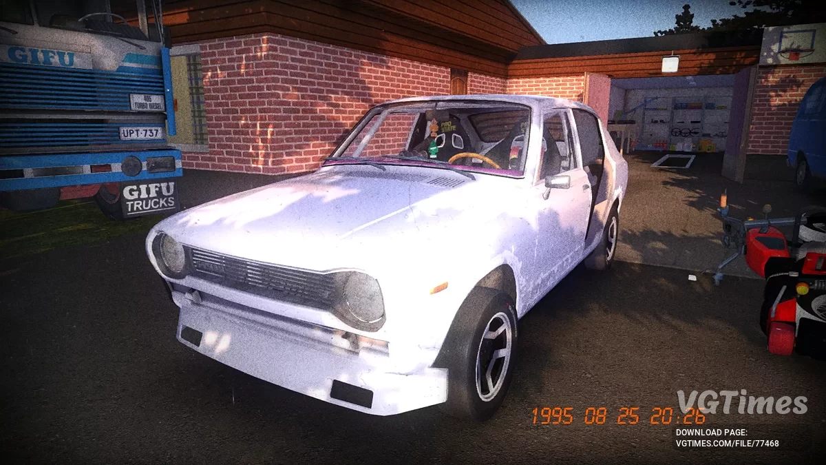 My Summer Car — Спортивная белая Сатсума с тюнингом, 300к марок